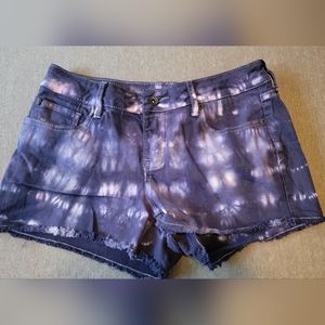 Blackheart Purple Tie Dye Low Rise Short